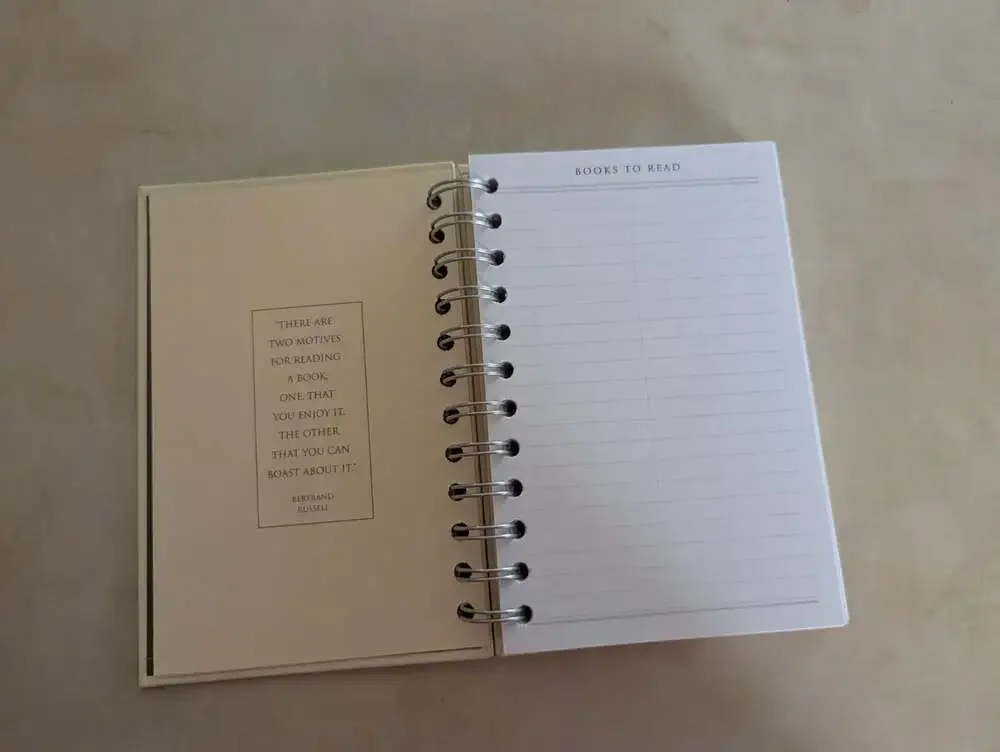 Books to Check Out A Journal Imagineering Company Metal Spiral Bound NWT